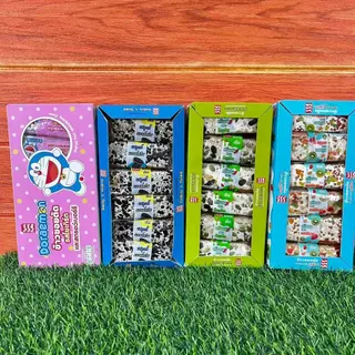 4 กล่อง 48ชิ้น ตังตัง 8รส ขนมข้าวซอยตัด,ขบเคี้ยว,กินเล่น รสครีมนม+ผลใมันงม อร่อย ฝากได้ 🎁