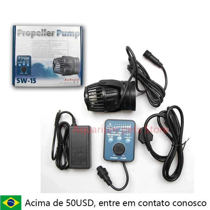 Jebao 2025 ใหม่ Sw Alw Slw Mlw Wave Pump Aquarium ปั๊มน้ํากรอง 12v 24v 7.5w 10w 20w 30w ถังปลา Ultra