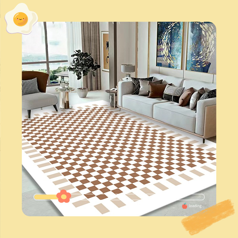 【พร้อมส่งในไทย】พรมโมเดิร์น มินิมอล อบอุ่น  3.5ฟุต 5/6ฟุต 8/10ฟุต  carpet พรมปูพื้นใหญ่ห้องนอน ห้องนั่งเล่น ทนทาน COD