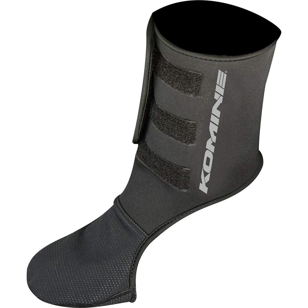 Komine Neoprene Ankle Warmer Black Free Size AK-075 595 Windproof