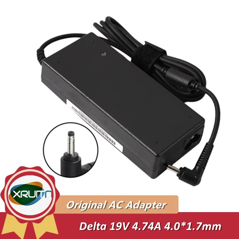 ของแท้ Delta ADP-90CD DB 19V 4.74A 90W อะแดปเตอร์ AC สําหรับ Hasee LuvBook F511 A40L K470N K480N K57