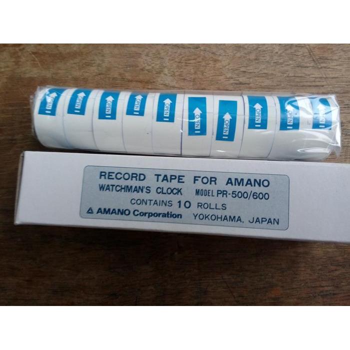 AMANO PAPER PR-600 / 500 - LABEL / RECORD TAPE