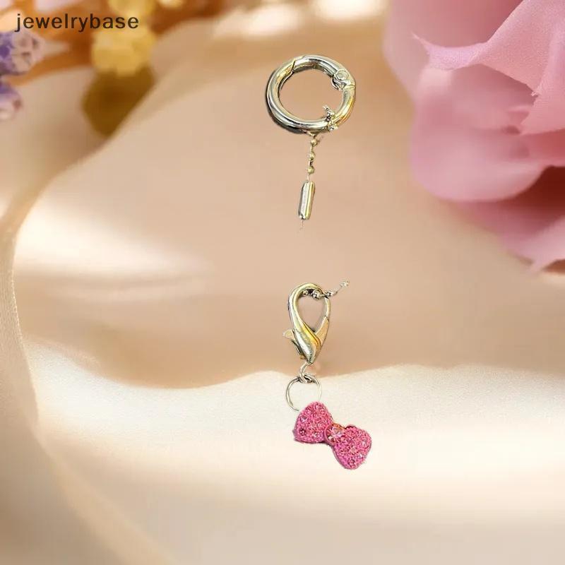 [jew] 1/2PCS น่ารัก KT Sanrio Diamond Hello Kitty พวงกุญแจโลหะจี้สาวโซ่โทรศัพท์ [TH]