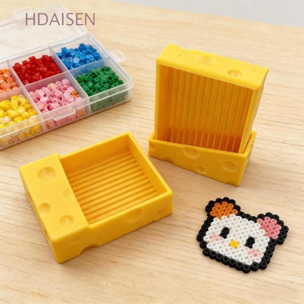 ถาดหยิบลูกปัดฟิวส์ HDAISEN, ถาดคัดแยกลูกปัดกันฝุ่น, ประหยัดเวลาอเนกประสงค์พร้อมฝาปิดถั่วที่มีประสิทธิภาพ Shoveling เข็มปากกาลูกปัด Art