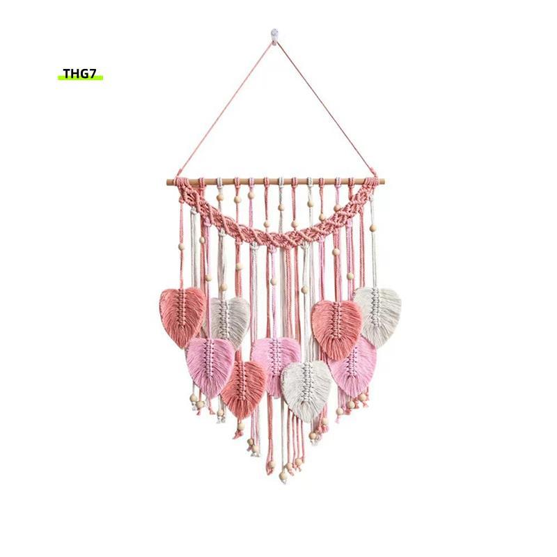 Belinda7Leaves Tapestryแขวนผนังตกแต่งทอใบตกแต่ง Handmade Wall Art Decortion Wall