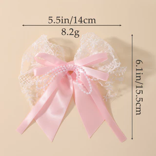 1 PC สาวคลิปผมน่ารักริบบิ้น Bowknot สําหรับเด็ก Handmade Bows Hairpin Barrettes Headwear เด็กอุปกรณ์เสริมผม