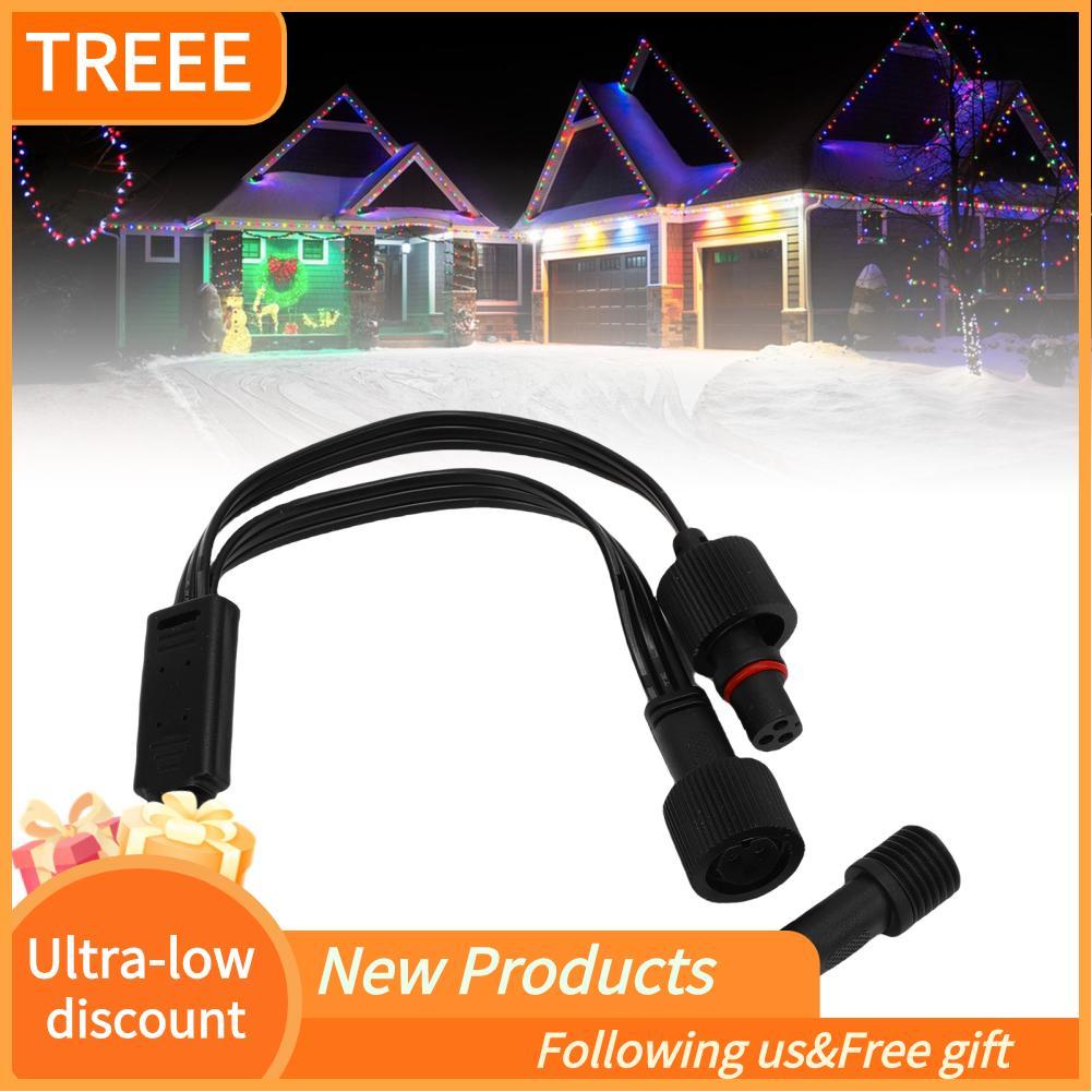 Treee Treee Vikye 1 ชาย 2 หญิง Y Splitter IP68 3 พินสาย 22AWG สายไฟ Fit สำหรับ h705A H705B H705C ถาว