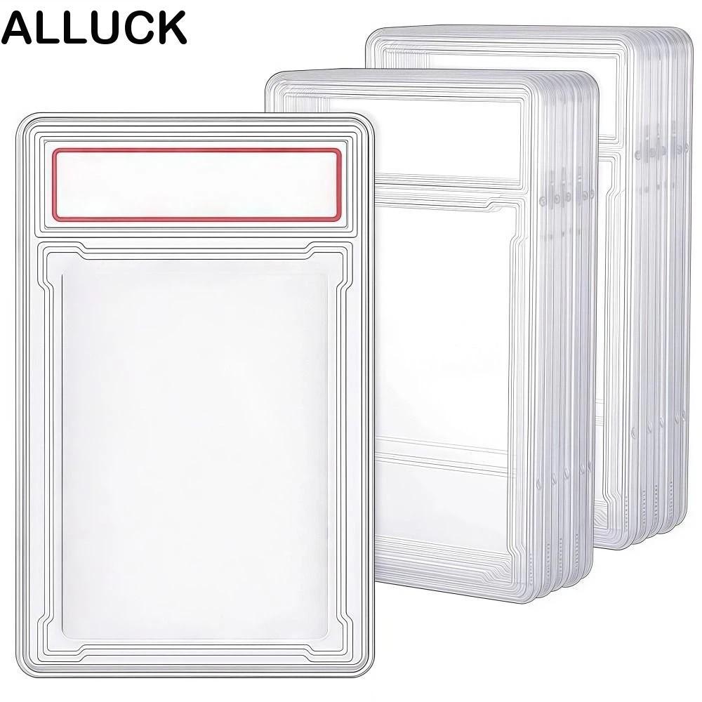 ALLUCK PSA Graded Card, ที่ถอดออกได้ทนทาน 35PT กล่องการ์ดสะสม, คุณภาพสูงโปร่งใสทนทาน UV Protection Trading Card กล่องป้องกันจอแสดงผล