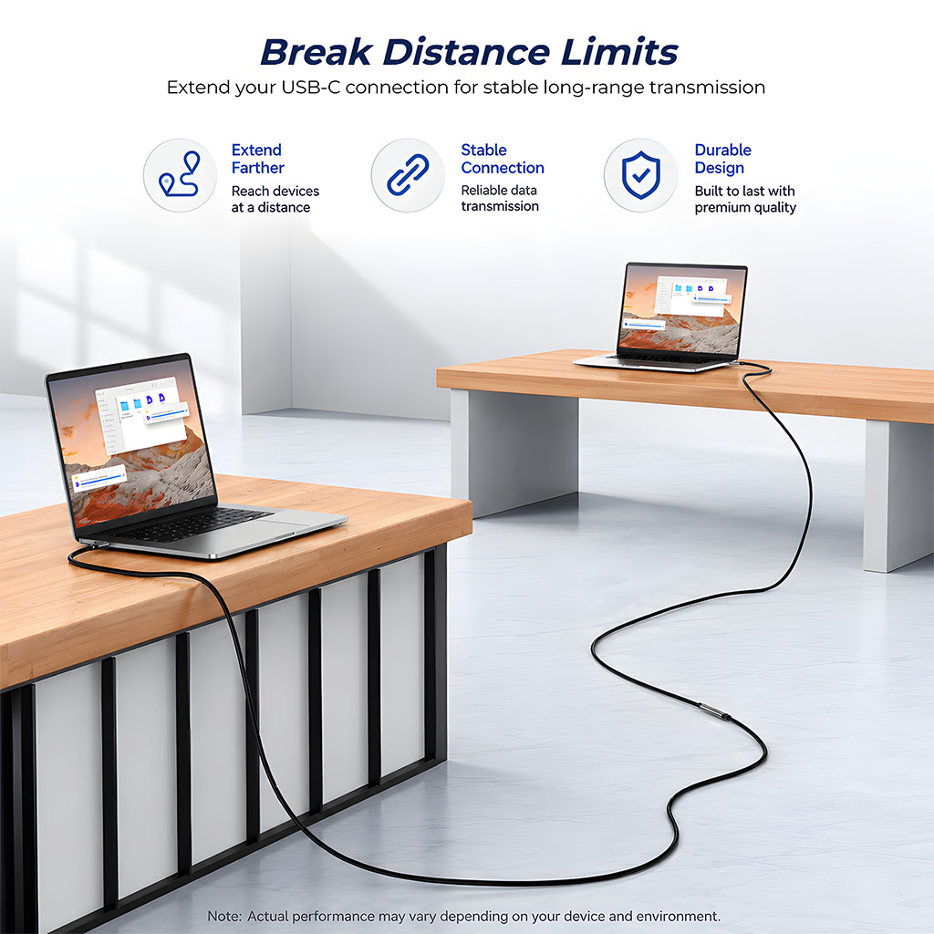 สายต่อ Type-C 20Gbps PD240W USB3.2 สายถัก เพิ่มความยาว รองรับ 8K สำหรับ มือถือ/แล็ปท็อป/โปรเจคเตอร์ ราคา ถูกที่สุด ดีลบีเคเค แกลเลอรีภาพที่ 4