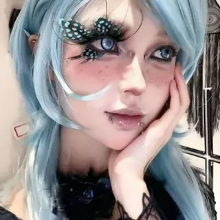 ขนตาปลอมปีกผีเสื้อปลอม Dotted Y2K อะนิเมะคอสเพลย์ Lashes DIY อุปกรณ์เสริมปลอม