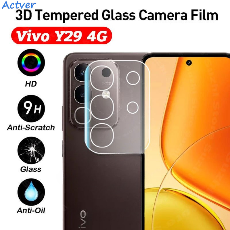 ฟิล์มเลนส์กล้อง Vivo Y05 Y11D Y29 4G Y17s Y100 V29E V29E 5G ฟิล์มกระจกเลนส์กล้องฟิล์มกระจกนิรภัย Vivo Y29 4G Y100 V29E V29E 5G กันรอย กันเเตก