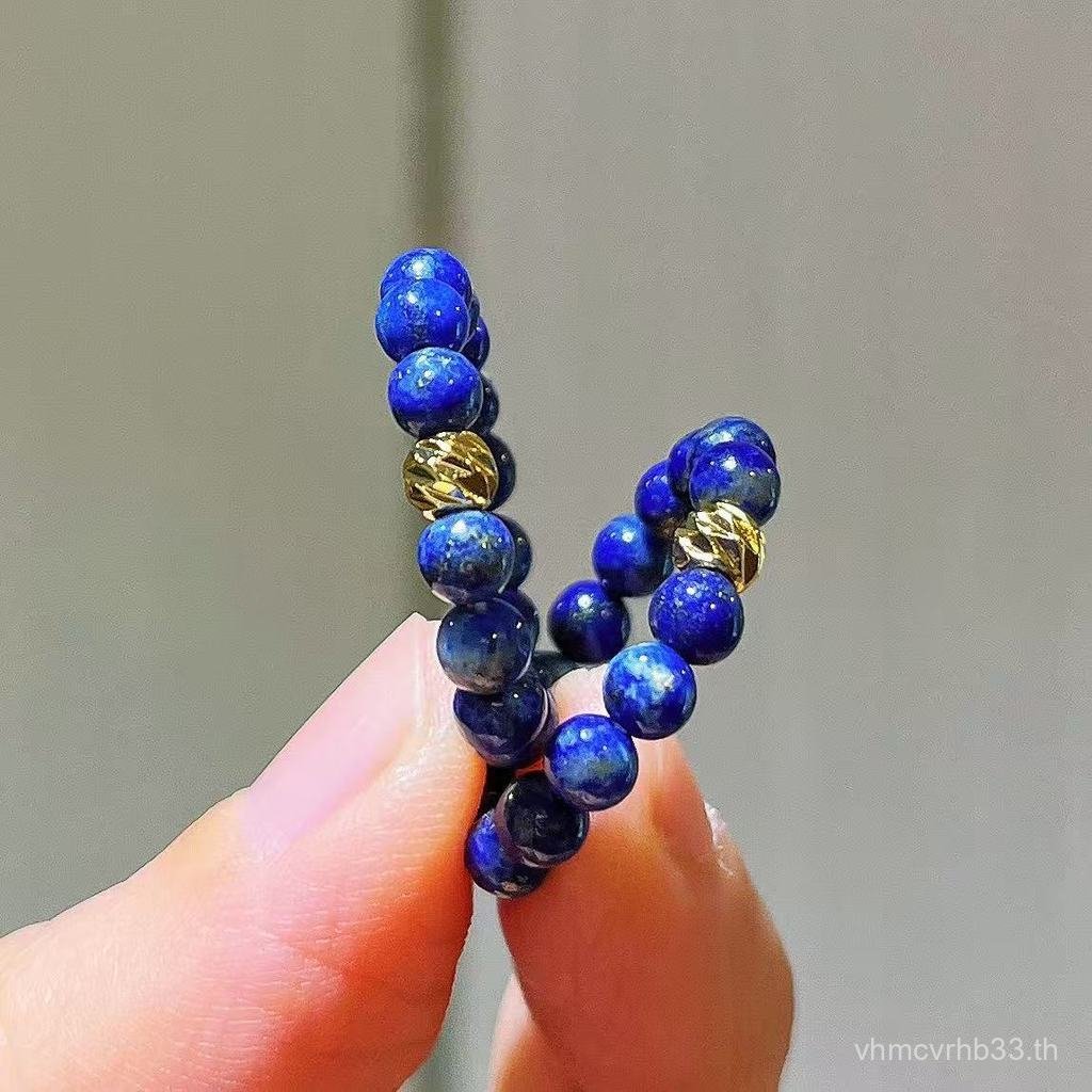 ฤดูใบไม้ร่วงฤดูหนาวคุณภาพสูง Lapis Lazuli ออกแบบแหวนแหวน ARQO