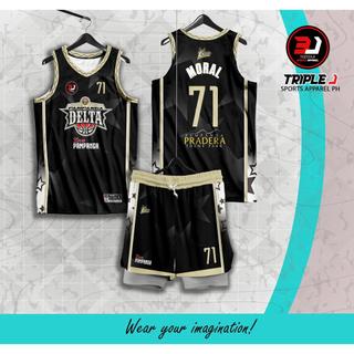 PAMPANGA DELTA MORAL Jersey Customized with Personalized Name and Number