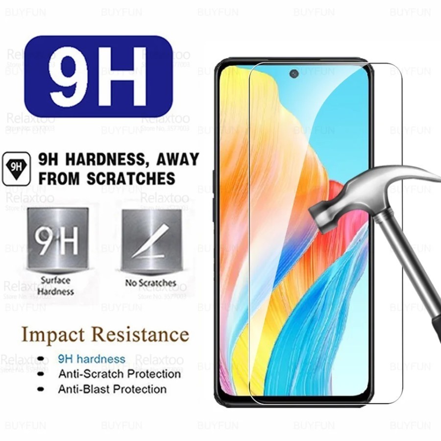 ฟิล์มกระจกนิรภัย OPPO A60 A18 A38 A58 A78 A98 A79 A3 A3X A3 PRO CLEAR 9H คุณภาพสูง