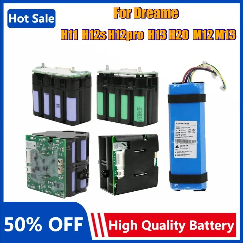 21.6V เปลี่ยนแบตเตอรี่สําหรับ Dreame H11 H12s H12pro M12 M13 H13 H20 HHR24A VWV8 ชั้น Scrubber เครื่