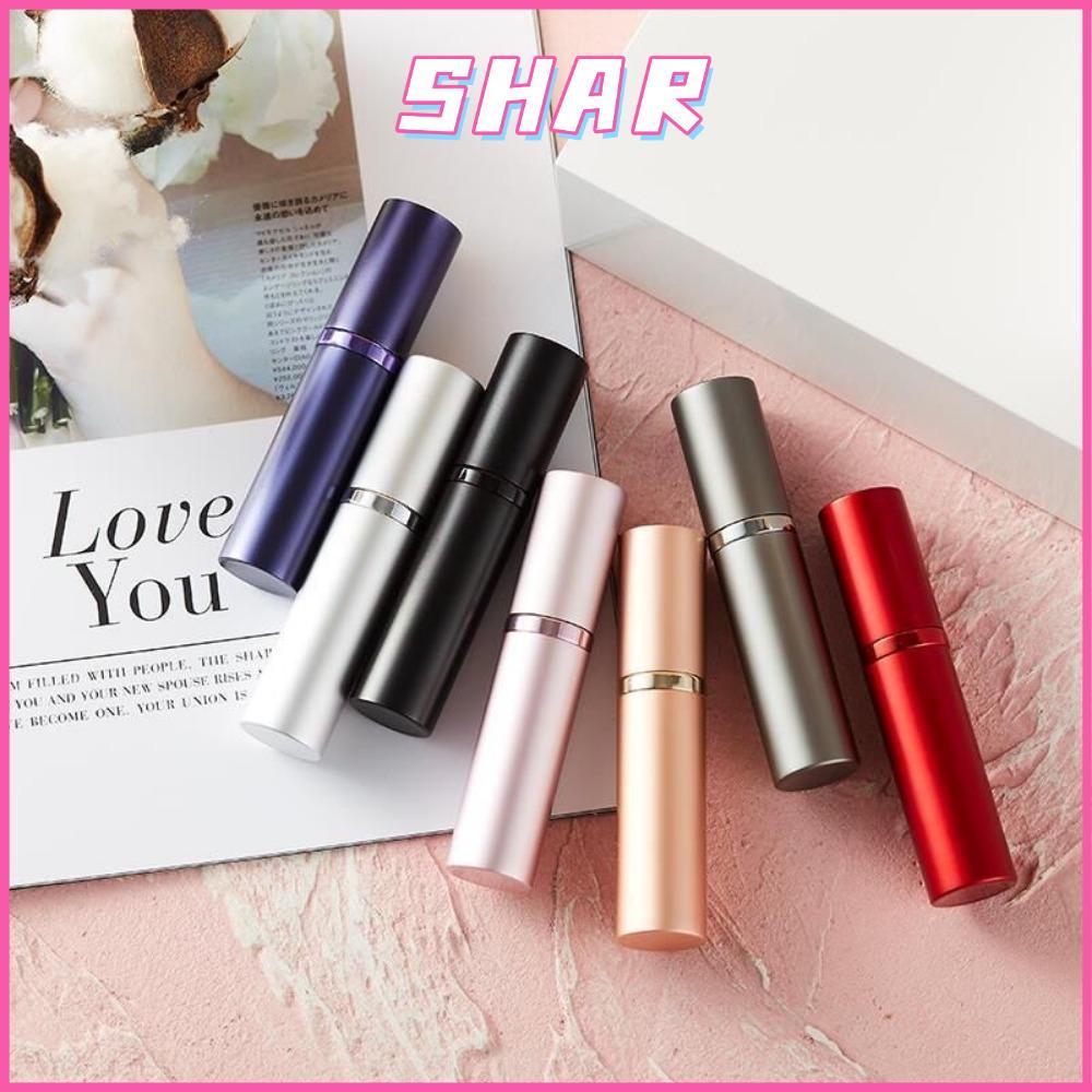 SHAR 5ml น้ําหอม Atomizer อลูมิเนียมสําหรับเครื่องสําอางขวดรีฟิลเปล่า