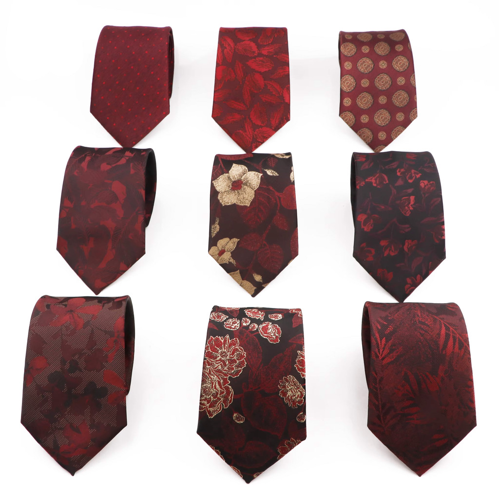 ZONFAZ ใหม่ผู้ชาย Tie คลาสสิกดอกไม้ดอกไม้ใบ 8 ซม. Jacquard เนคไท Daily Office ธุรกิจสวมใส่ Cravat งานแต่งงานของขวัญอุปกรณ์เสริม