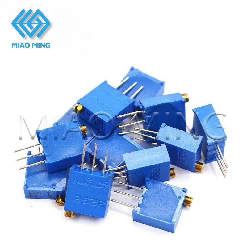 1PC Variable Resistor Multiturn Preset 3296W 1K 2K 5K 10K 20K 50K 100K 200K 500K 1M 2M MIAO MING
