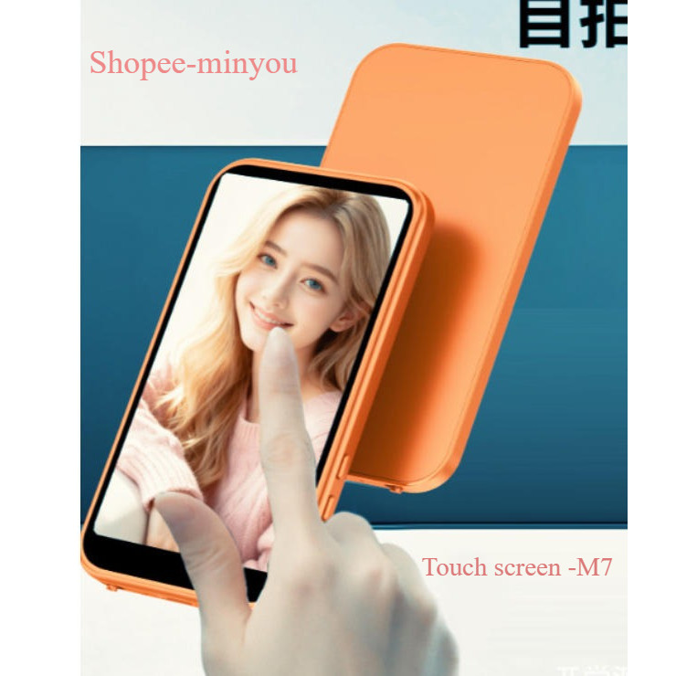 M7,1800Mahหน้าจอโทรศัพท์มือถือSelfie Monitorโทรศัพท์แม่เหล็กVlogกลับกล้องSelfie MonitorจอแสดงผลHDทํา