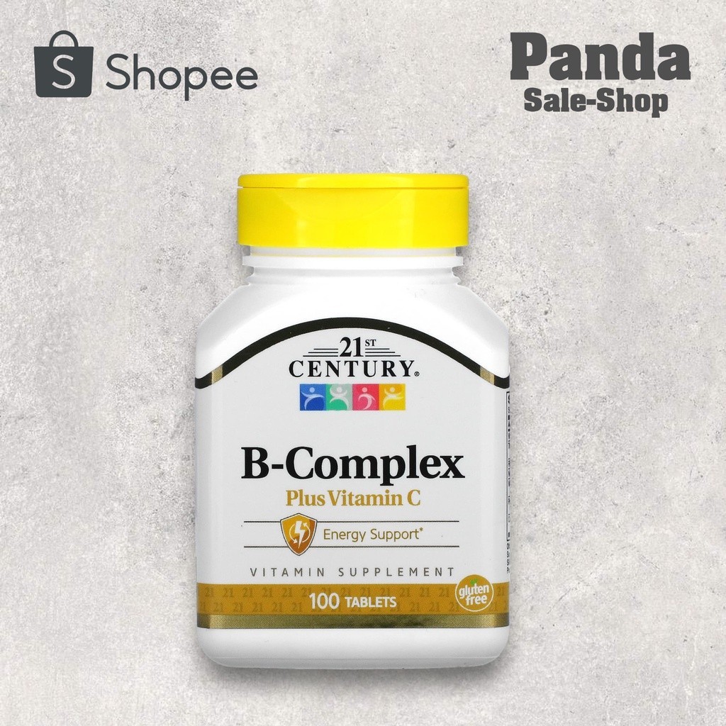 21st Century, วิตามิน  B  รวมผสมวิตามิน C บรรจุ 100 เม็ด