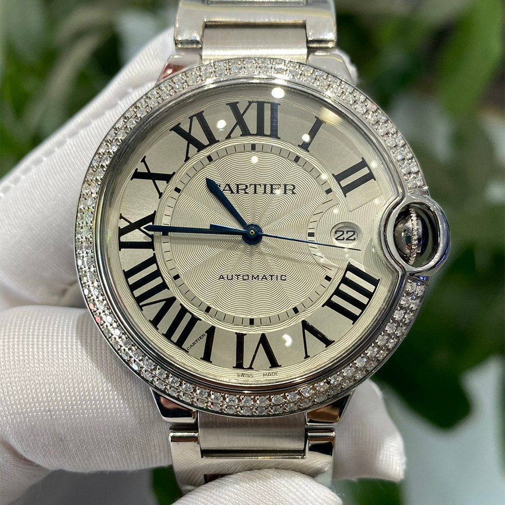 Cartier Cartier 42MM Mens Watch Watch Blue Balloon Automatic Mechanical Watch W69012Z4