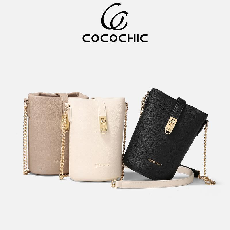 COCO CHIC กระเป๋าแฟชั่น กระเป๋าสะพายข้าง สไตล์ถุงเงินถุงทอง