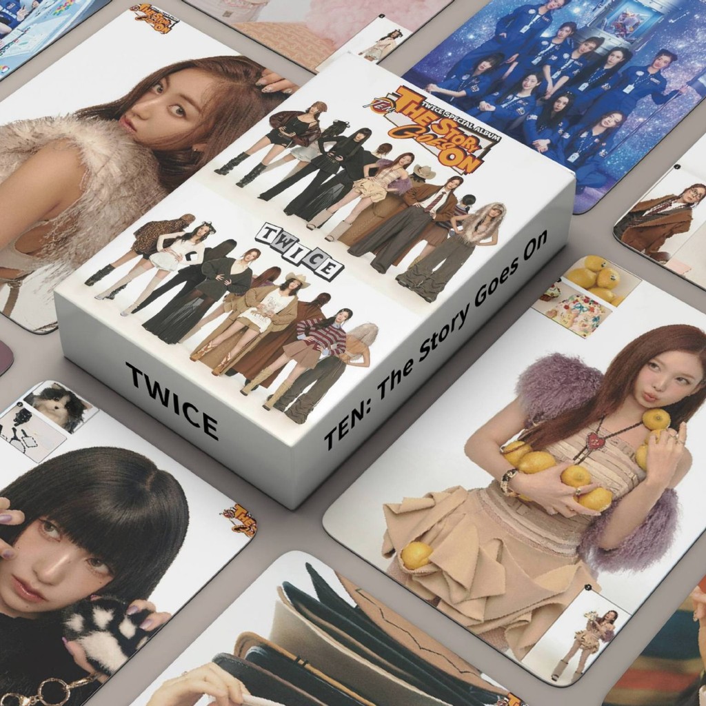 55 สองครั้งสองครั้ง 10th Anniversary Photocards Lin Nayeon Zhou Tzuyu MOMO การ์ด LOMO โฮมเมดสินค้า P