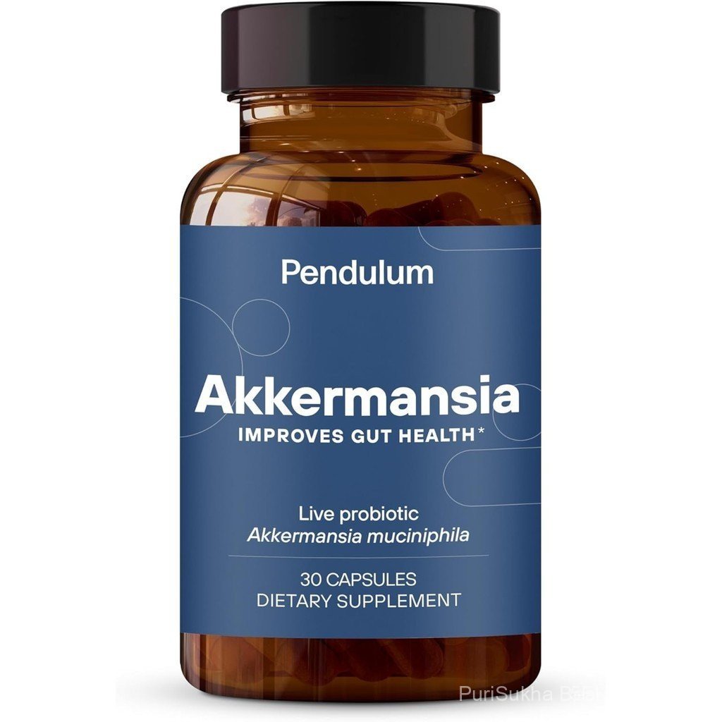 Pendulum Akkermansia Probiotic with Prebiotic Fiber - Increases GLP-1 Production, Delayed Release, T