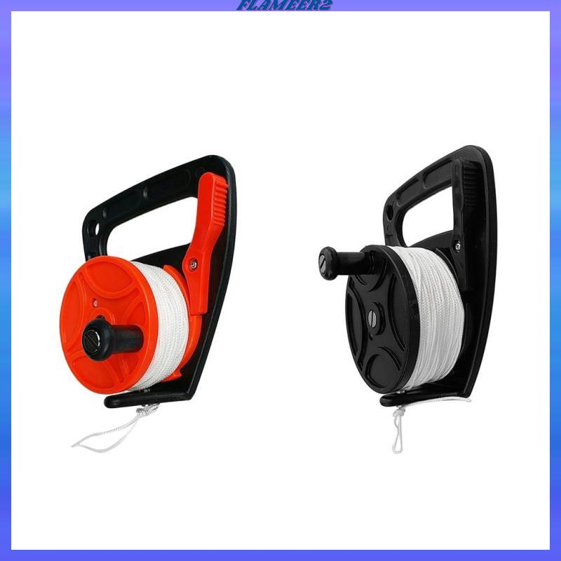 [Flameer2] Portable Scuba Diver SMB Dive Reel Kayak Anchor & Handle, 150ft Line