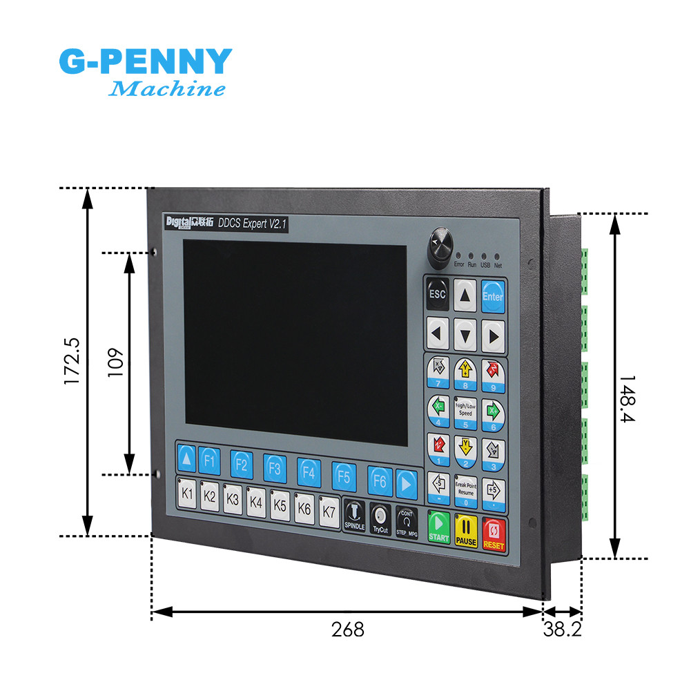 Yanglin คุณภาพสูง DIGITAL DDCS-Expert V2.1 Offline 3/4/5 แกน Controller Standalone Motion Controller