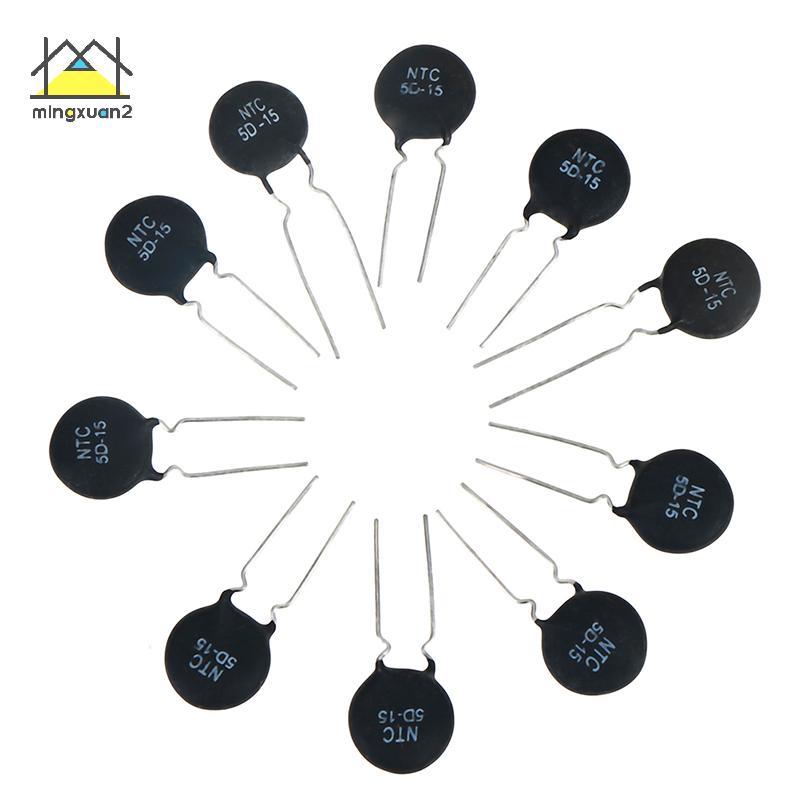 Mingxuan2 10 ชิ้น 5D-15 NTC 5D-15 เทอร์มิสเตอร์ vn