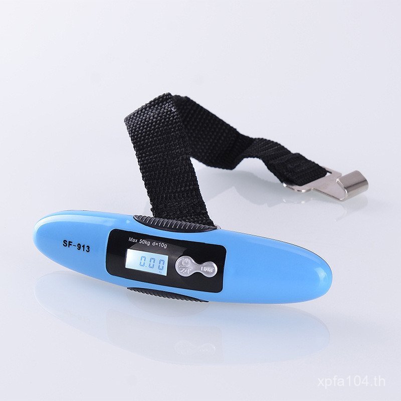 เครื่องชั่งน้ําหนักกระเป๋าเดินทางแบบพกพา SF913 Express 50 กก.ตะขอที่แม่นยําห่อขนาดอิเล็กทรอนิกส์ขนาด