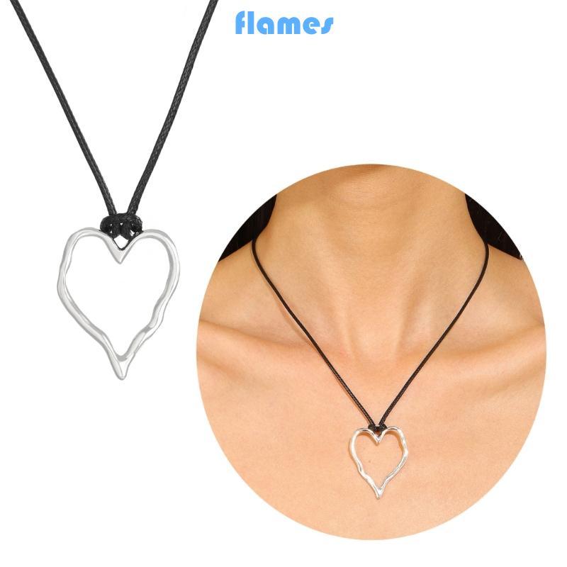 FL สร้อยคอจี้ไม่สม่ําเสมอ สร้อยคอโซ่ สร้อยคอจี้วัสดุ CCB