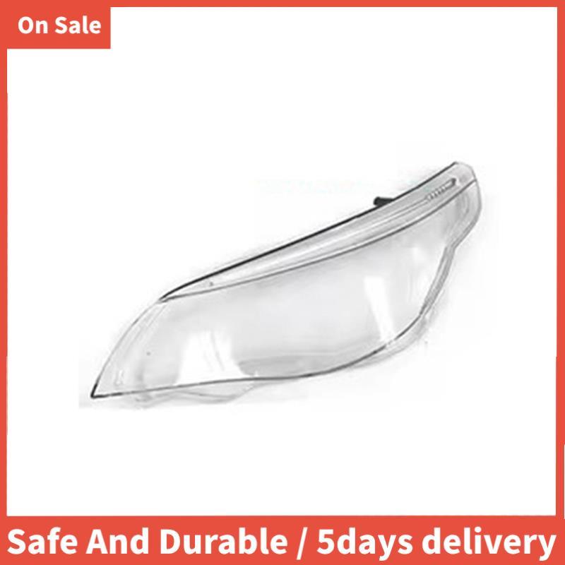 ไฟหน้ารถเลนส์กระจก Lampcover ฝาครอบโคมไฟ Bright Shell สําหรับ E60 E60LCI 2008-2010