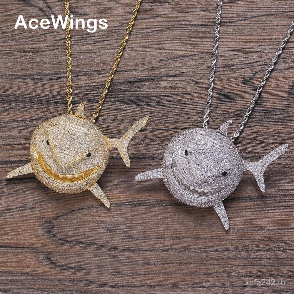 ทองแดงเครื่องประดับผู้ชาย 6ix9ine ยุโรปอเมริกัน Hip-Hop สร้อยคอสไตล์เดียวกันขนาดใหญ่ฝังเพทายสร้อยคอ 