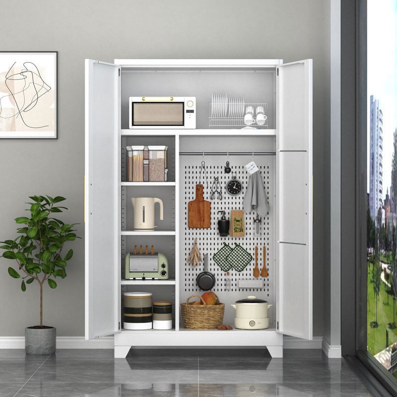 Iron mop cleaning cabinet balcony storage cabinet outdoor sunscreen tool cabinet waterproof storage 