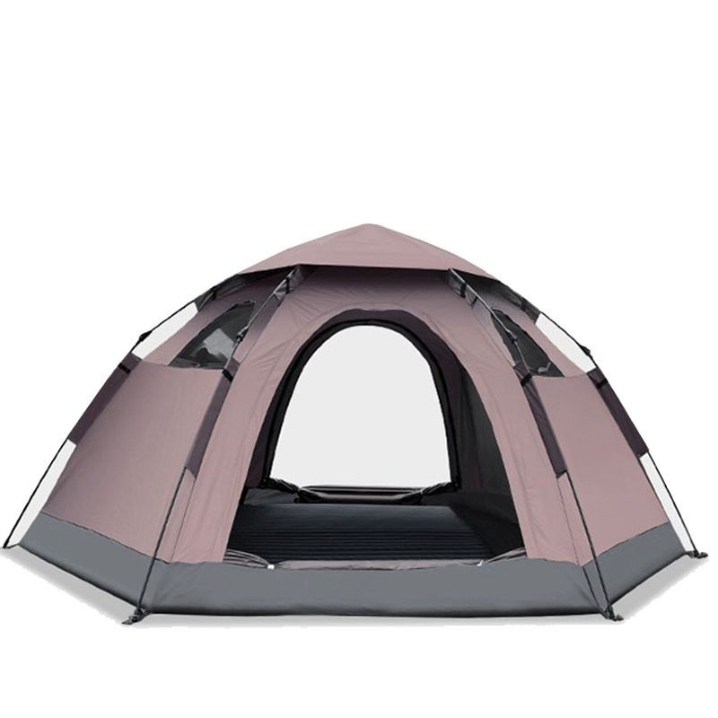 Outdoor tent hexagonal automatic folding home waterproof automatic tent camping camping tent tent ca