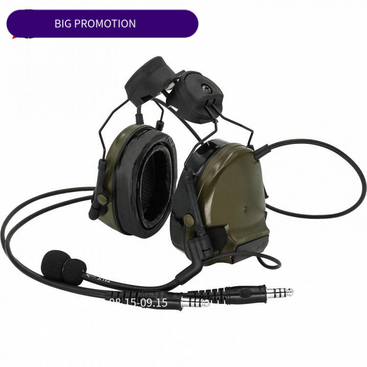 [S-YYY] C3 Dual-Way ARC Rail Bracket Version COMTAC III Noise Cancellation Pickup Silicone Tactical 