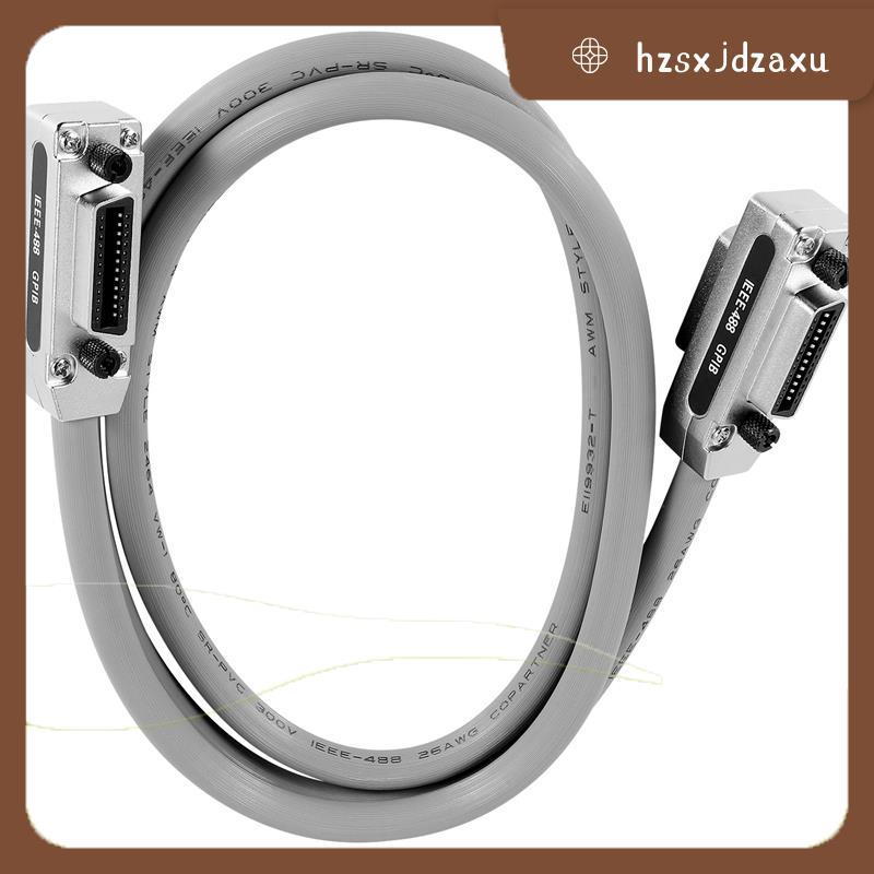 hzsxjdzaxu1 ชิ้น IEEE488 สาย GPIB สายส่ง 1.5 เมตร
