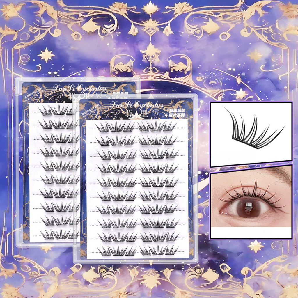 C Curl ขนตาปลอม Extension Soft & สบาย Lash Clusters สําหรับงานแต่งงานหรือวันที่ ราคา ถูกที่สุด ดีลบีเคเค แกลเลอรีภาพที่ 4