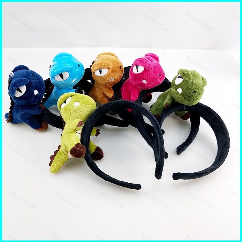 BY2 ที่คาดผมฮาโลวีน เข็มกลัดตุ๊กตาไดโนเสาร์สำหรับผู้หญิง