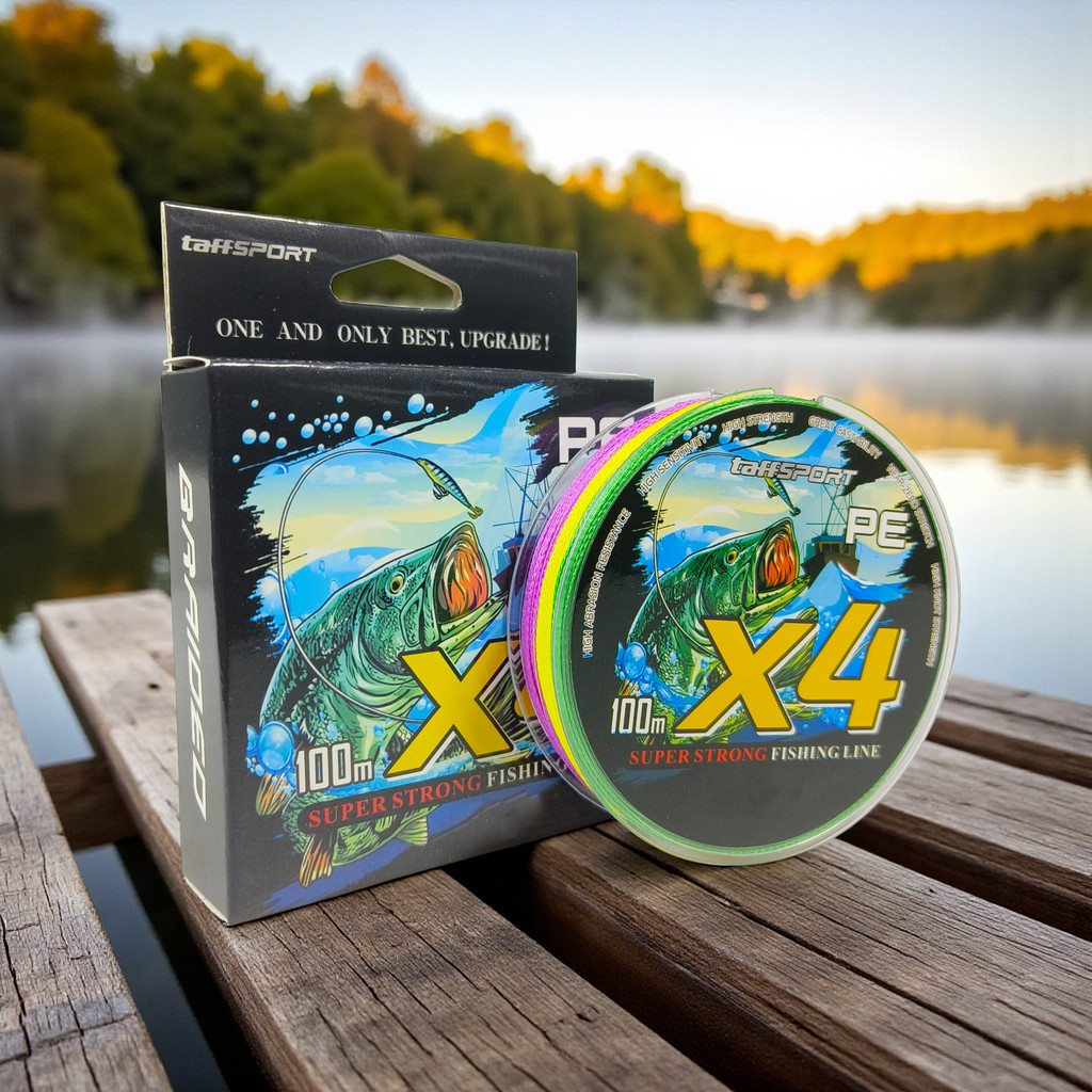 TISERA - TaffiSPORT PE 4 สายตกปลาถัก 100M 8.0 - X4