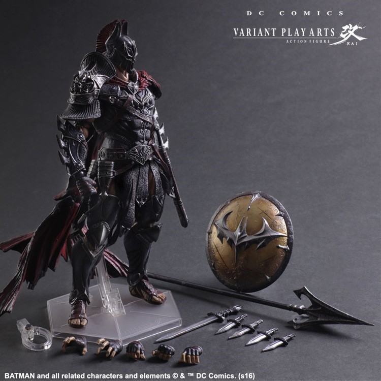 Play Arts Change DC Comic Change Series PA Change Spartan Warriors Batman Movable