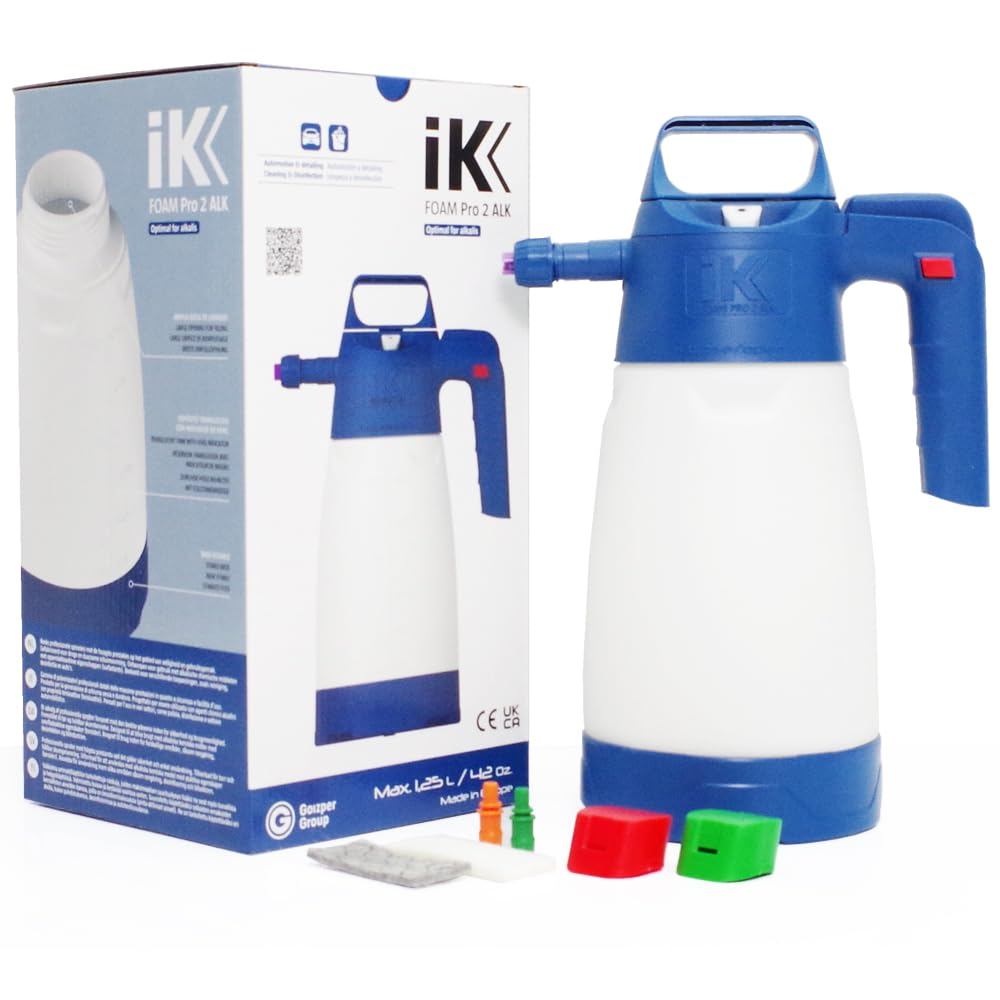 【Japanese Genuine】IK Sprayers iK FOAM Pro2 ALK Pump Sprayer Alkaline Ver. Foam Gun Car Wash Instruct