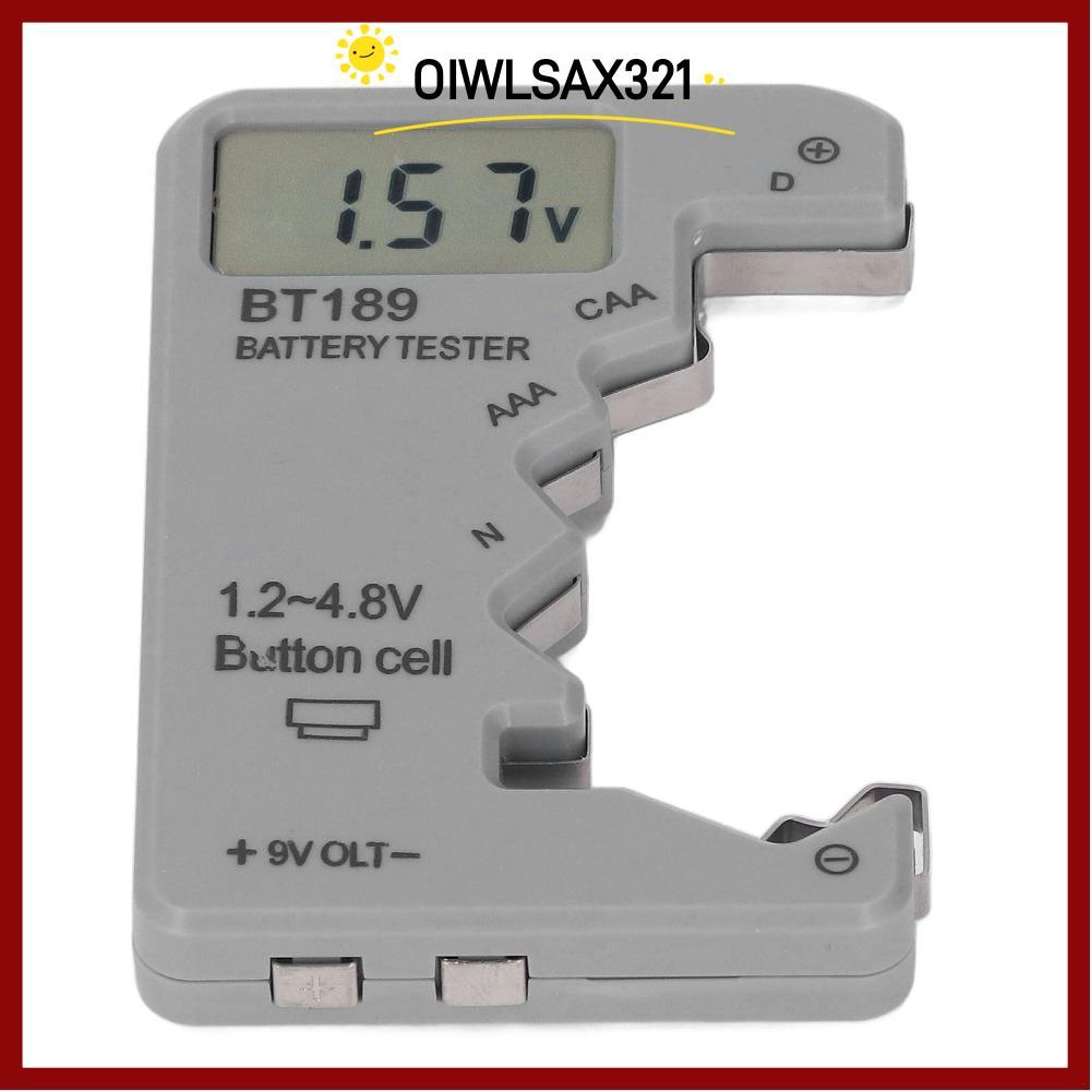 OIWLSAX321 Digital Battery Checker, ABS Housing Universal Compatiility เครื่องทดสอบแบตเตอรี่ดิจิตอล,