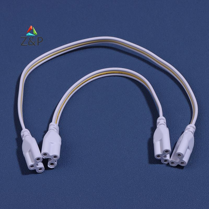 Z & P 5 ชิ้น Flexiable Double End 3Pin LED Tube Connector สาย T4 T5 T8 สายไฟสําหรับหลอด LED แบบบูรณา