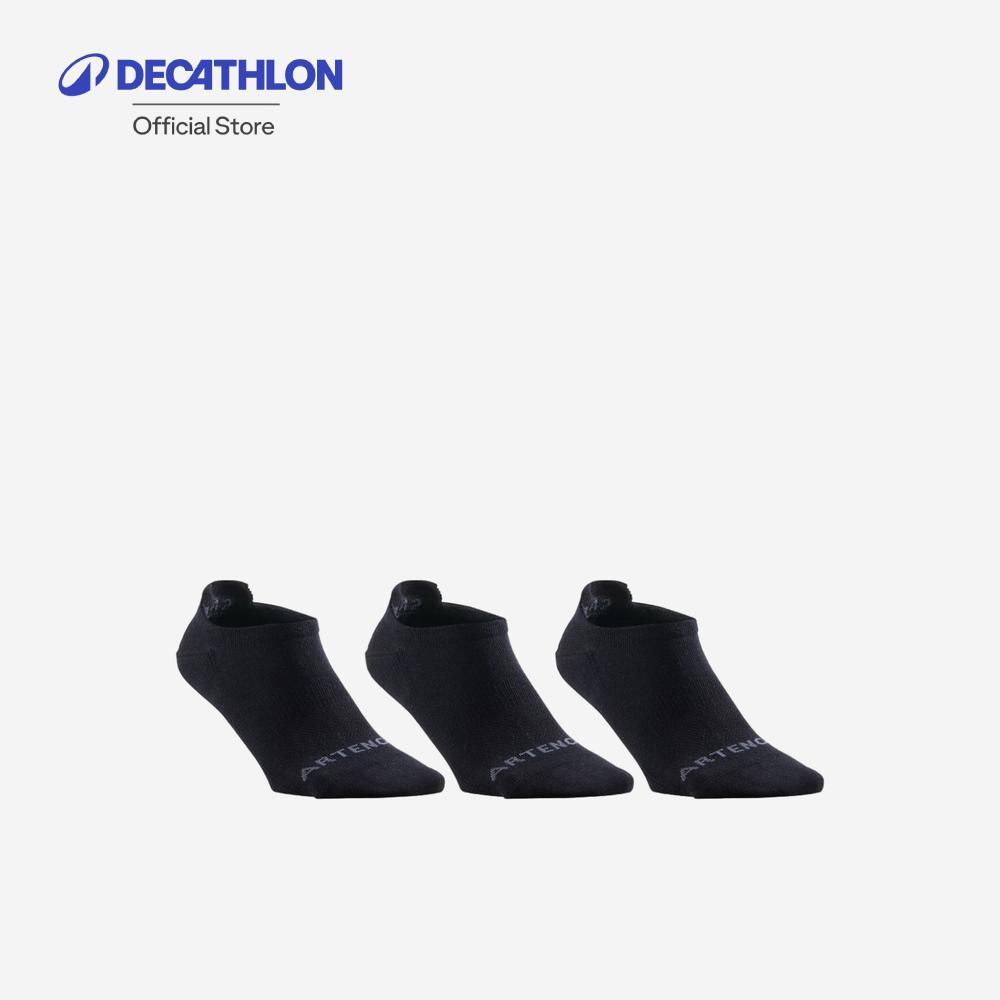 Decathlon Low Sports Socks Tri-Pack Rs 160 ถุงเท้ากีฬาหุ้มข้อรุ่น Rs 160 แพ็ค 3 