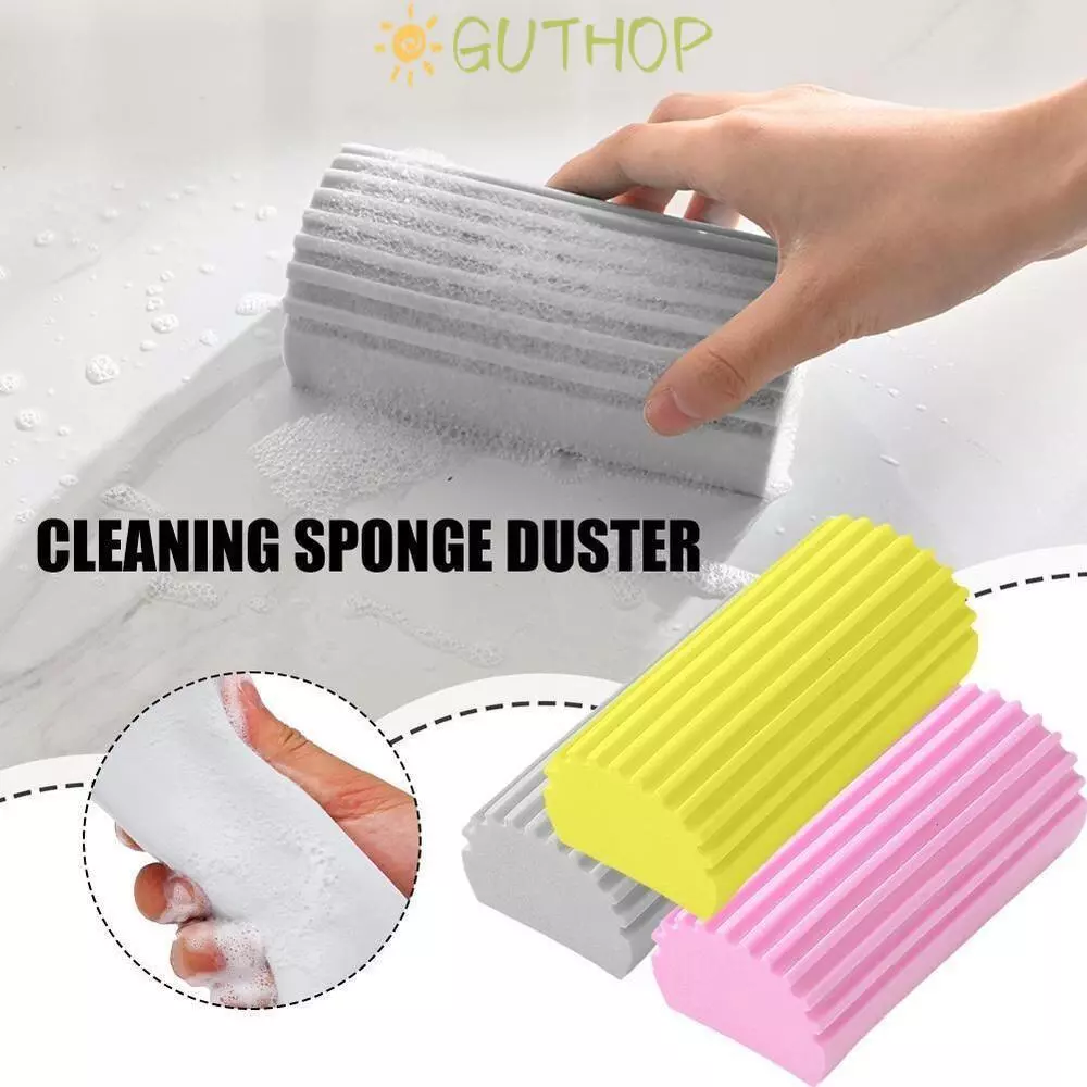 GUTHOP Damp Clean Duster, ดูดซับทําความสะอาดคราบแปรงยางลบแบบใช้ซ้ําได้,การออกแบบมัลติฟังก์ชั่นวัสดุแบบใช้ซ้ําได้ฟองน้ําเนื้อ PVA ฟองน้ําใช้ในครัว