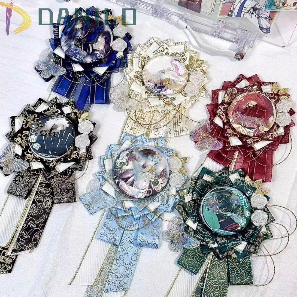ดานิโล อะนิเมะผู้ถือป้าย,คอสเพลย์ตกแต่งดอกไม้ Pins ฐานแสดง, Ita กระเป๋าเติมป้ายดอกไม้น้ําหนักเบา Pin