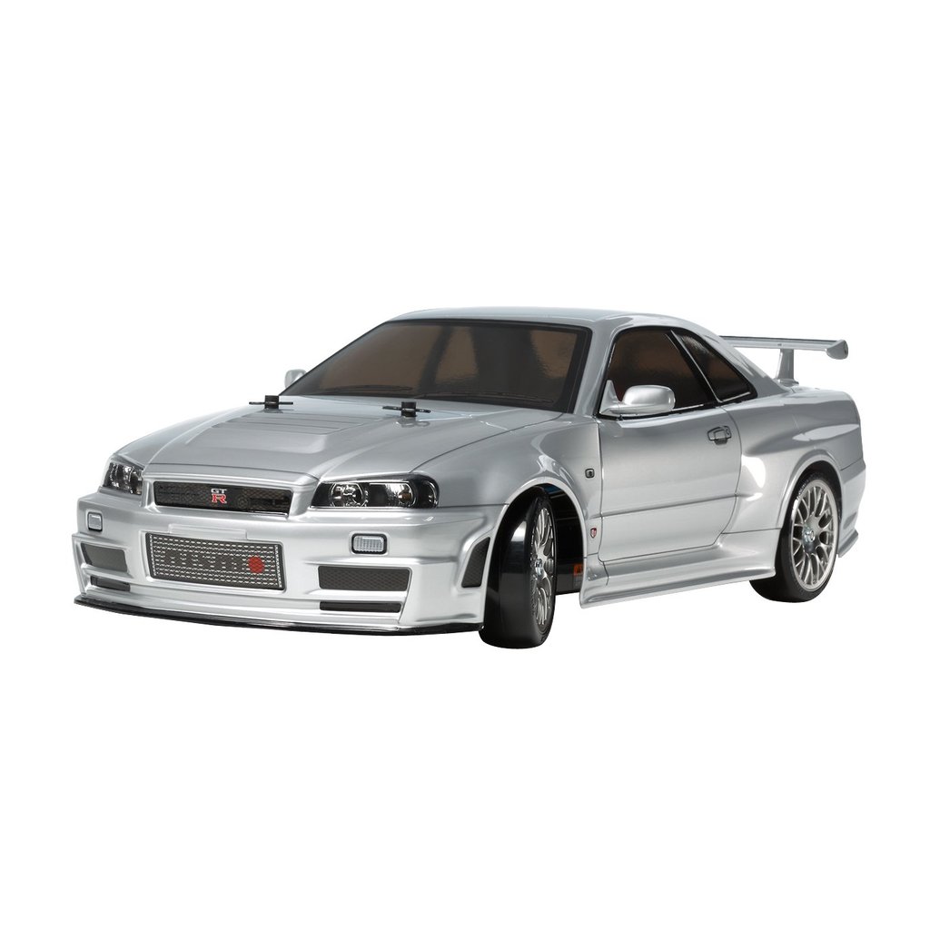 TAMIYA Male 1/10 Electric RC Car Series No.605 Nismo R34 GT-R Z-tune (TT-02D Chassis) Drift Spec On-